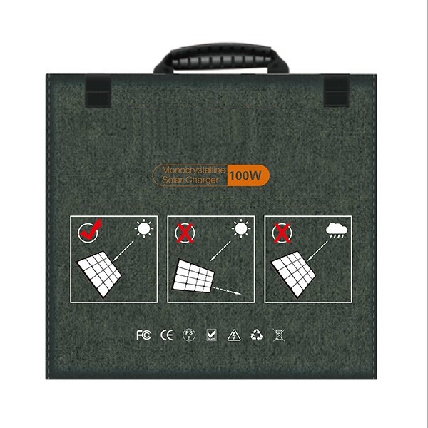 60Wp Foldable Solar Panel For Portable Power Station